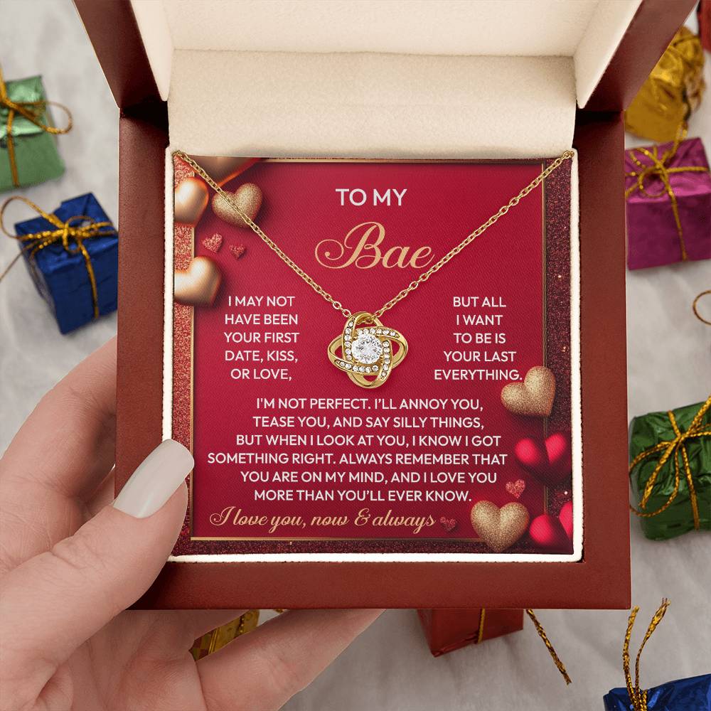 To My Soulmate Jewelry Gift - You Are Always On My Mind - Love Knot Necklace