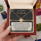 To My Soulmate - 14K Gold Necklace with Personalized Message Card - Truest Companion