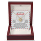 To My Soulmate Jewelry Gift - Love Knot Forever Necklace with Heartfelt Message Card From You - To Have You