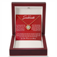 To My Soulmate - I want You To Be My Last Everything - Eternal Love Knot Necklace in a Luxury Gift Box - Price Includes Free Shipping