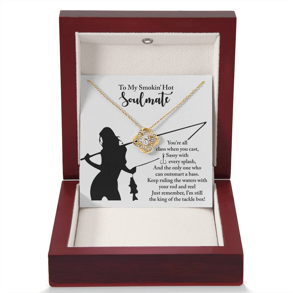To My Soulmate Jewelry Gift - Ruling The Waters - Love Knot Necklace