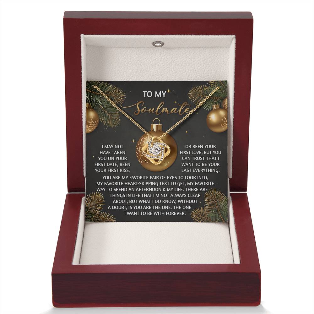 Soulmate Jewelry Gift - Knot Of Love Necklace - Without A Doubt