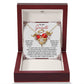 To My Soulmate Jewelry Gift - Love Knot Forever Necklace with Heartfelt Message Card From You - Keep Going