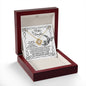 To My Daughter From Mom - Love Knot Necklace Gift - A Special Bond