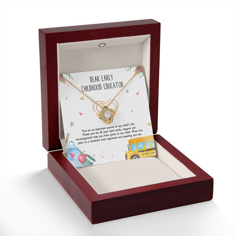 Teacher Appreciation Gifts - Necklace - Early Childhood Educator