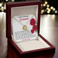 To My Soulmate Jewelry Gift - Love Knot Forever Necklace with Heartfelt Message Card From You - Soul's Counterpart