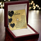 To My Soulmate Jewelry Gift - 14K Gold Love Knot Forever Necklace with Message Card - A Step Closer