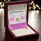 To My Soulmate Jewelry Gift - Love Knot Forever Necklace with Heartfelt Message Card From You -Greatest Adventure