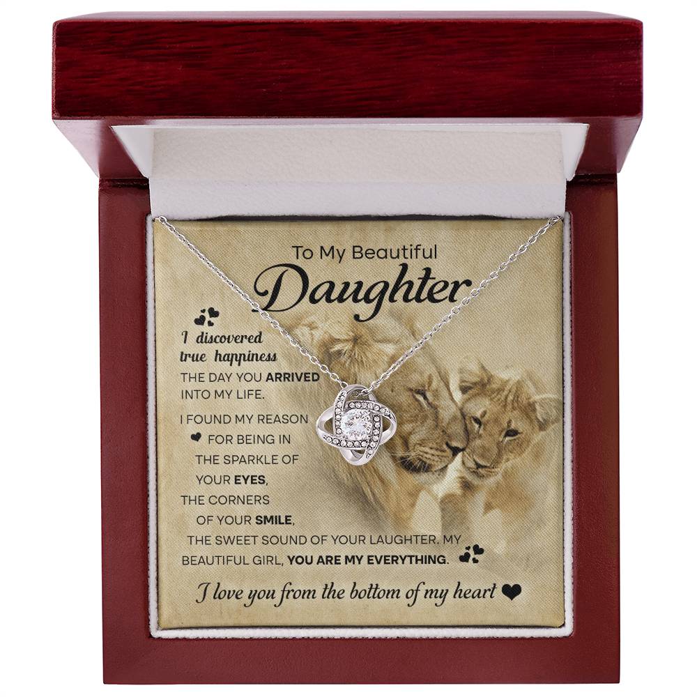 Daughter Gift - Necklace - Love You With All My Heart - Sweet Sounds 2