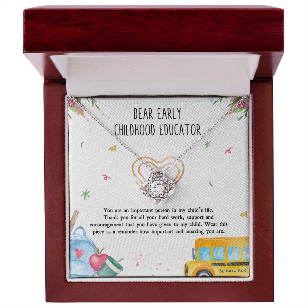 Teacher Appreciation Gifts - Necklace - Early Childhood Educator