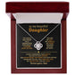 To My Daughter - You Are My Gift - Eternal Love Knot Necklace - Luxury Gift Box with LED - Price Includes Free Shipping