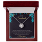 To My Soulmate- Hold Your Hand - Eternal Love Knot Necklace - Price Includes Shipping