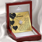 To My Soulmate Jewelry Gift - 14K Gold Love Knot Forever Necklace with Message Card - A Step Closer