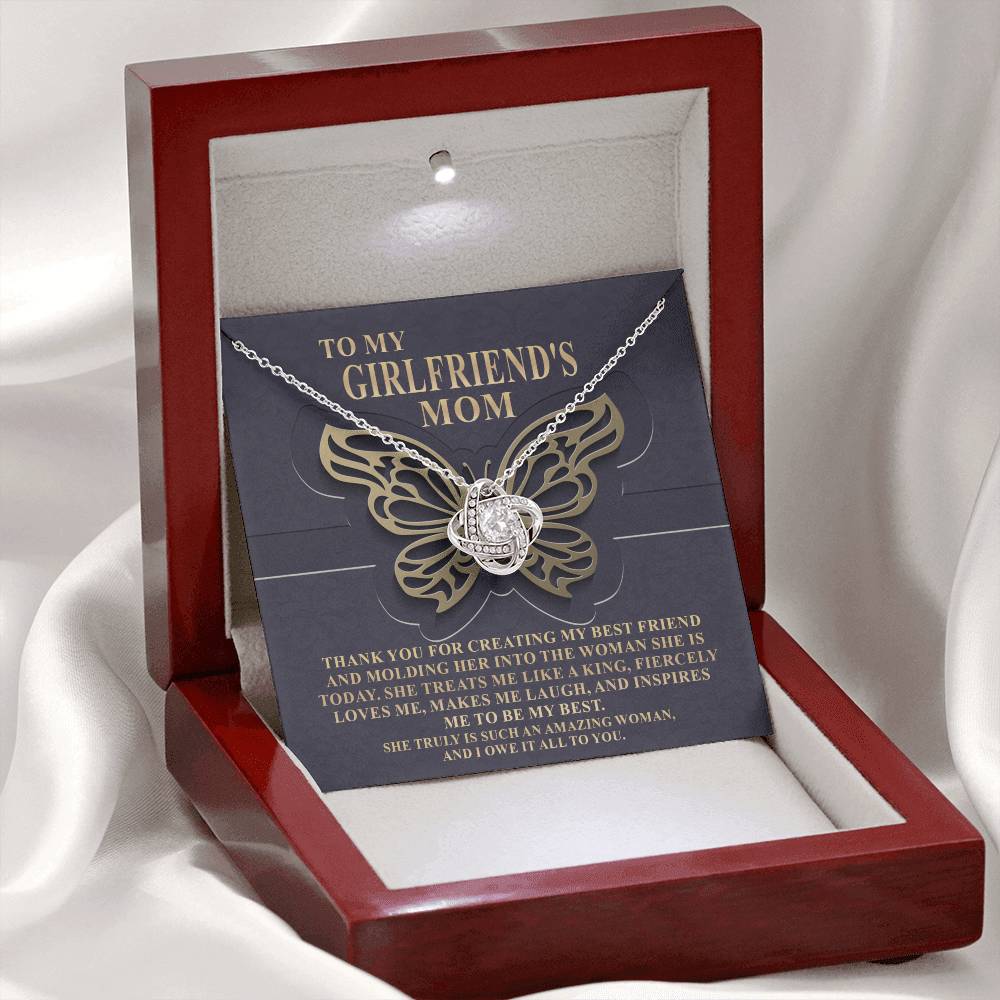 Girlfriends Mom Gift - Love Knot Necklace - Be My Best