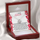 To My Soulmate Jewelry Gift - Love Knot Forever Necklace with Heartfelt Message Card From You - Until I