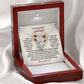 To My Soulmate Jewelry Gift - Love Knot Forever Necklace - Laugh With You