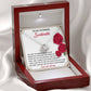 To My Soulmate Jewelry Gift - Love Knot Forever Necklace with Heartfelt Message Card From You - Soul's Counterpart