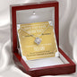 To My Wife - Love Knot Necklace - Golden Ticket