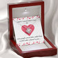 Happy Valentine's Day - 14K Gold Necklace with Personalized Message Card - What I Found In You