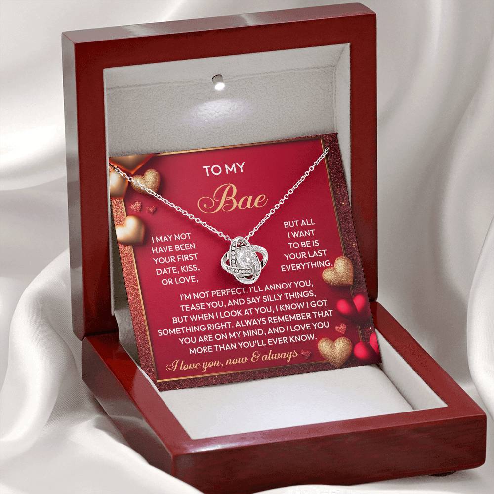 To My Soulmate Jewelry Gift - You Are Always On My Mind - Love Knot Necklace