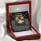 To My Soulmate Jewelry Gift - Love Knot Forever Necklace with Heartfelt Message Card From You - I See Us