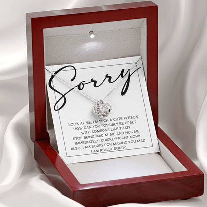 Apology Jewelry Gift - Love Knot Necklace - Someone Like That