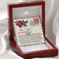 To My Soulmate Jewelry Gift - Love Knot Forever Necklace with Heartfelt Message Card From You - Made To Me