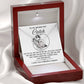 To My Smokin' Hot Catch Soulmate Jewelry Gift - Love Knot Forever Necklace with Heartfelt Message Card From You - Another Bite