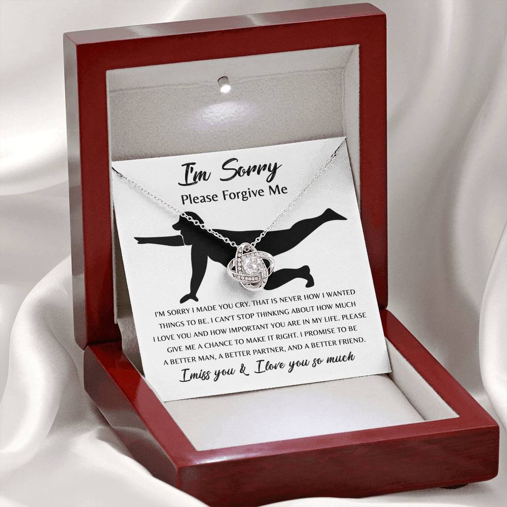 Apology Jewelry Gift - Love Knot Necklace - Things To Be