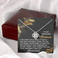 To My Soulmate Jewelry Gift - Love Knot Forever Necklace - Wildest Hopes