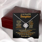 To My Daughter - You Are My Gift- Eternal Love Knot Necklace in a Lighted Luxury Gift Box - Price Includes Free Shipping