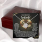 To My Soulmate Jewelry Gift - Love Knot Forever Necklace with Heartfelt Message Card From You - I See Us