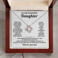 To My Daughter - My Pride - Eternal Love Knot Necklace - Luxury Gift Box with LED - Price Includes Shipping