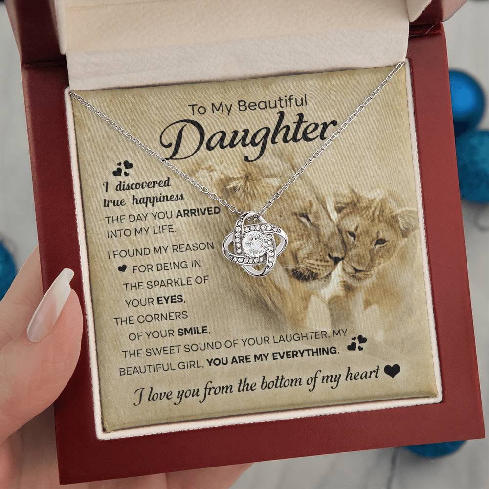 Daughter Gift - Necklace - Love You With All My Heart - Sweet Sounds 2