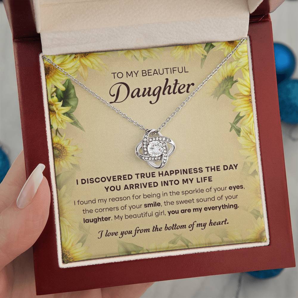 Daughter Gift - Necklace - Love You From The Bottom Of My Heart - Sweet Sounds 4