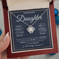 Graduation Gift for Daughter | Love Knot Necklace | “I Will Always Carry You In My Heart” | Meaningful Jewelry Gift