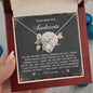 To My Soulmate Jewelry Gift - Love Knot Forever Necklace with Heartfelt Message Card From You - We Are One