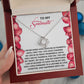 To My Soulmate Jewelry Gift - Love Knot Forever Necklace with Heartfelt Message Card From You - Until I