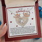 To My Soulmate Jewelry Gift - Sweep My Heart - Love Knot Necklace