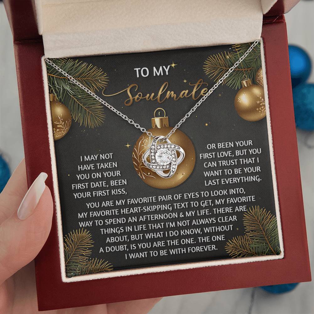 Soulmate Jewelry Gift - Knot Of Love Necklace - Without A Doubt