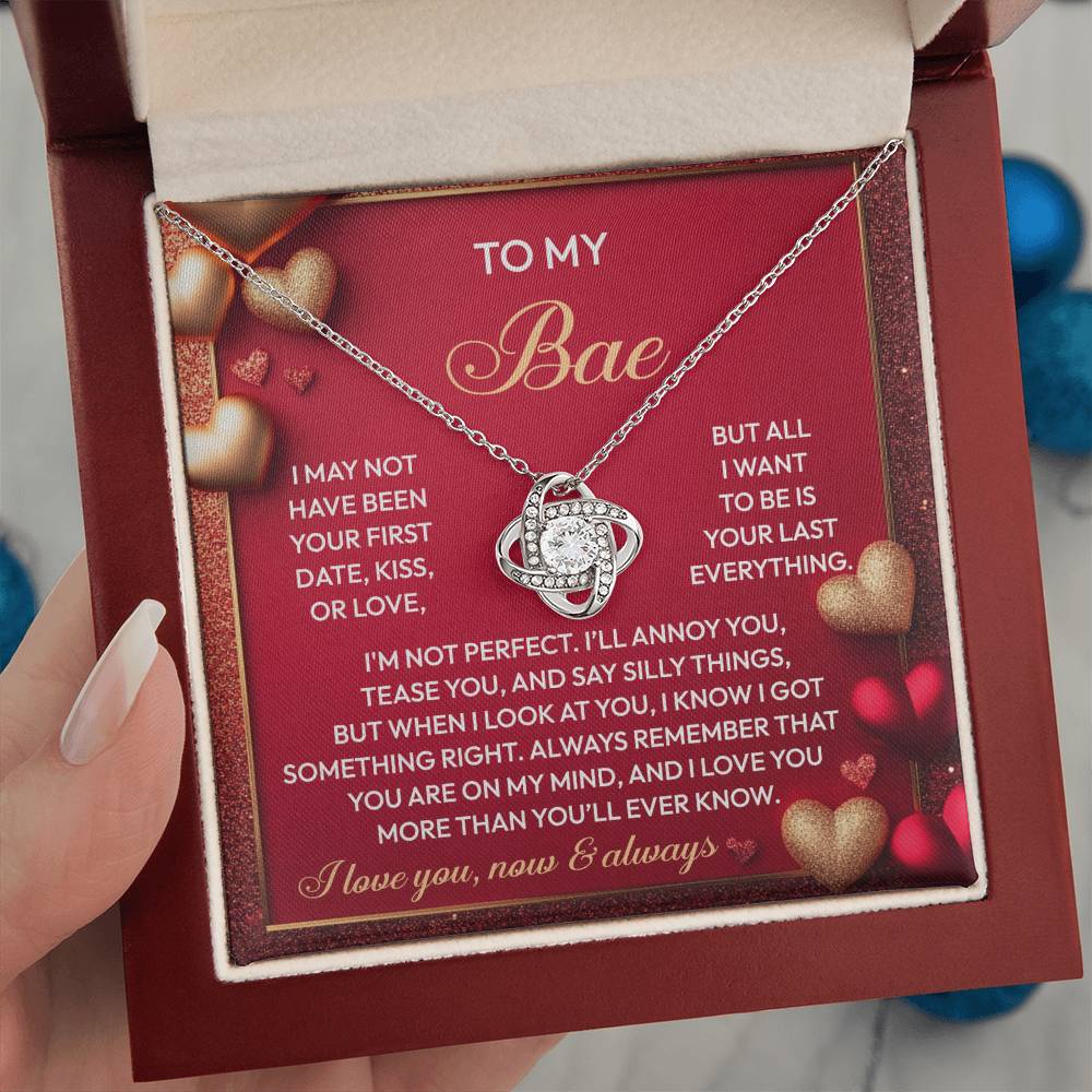 To My Soulmate Jewelry Gift - You Are Always On My Mind - Love Knot Necklace