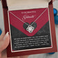 To My Soulmate Jewelry Gift - Love Knot Forever Necklace - Loving Thought