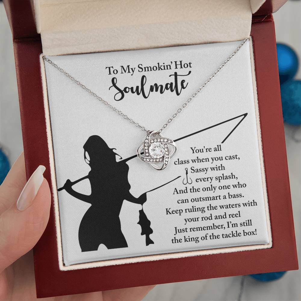 To My Soulmate Jewelry Gift - Ruling The Waters - Love Knot Necklace