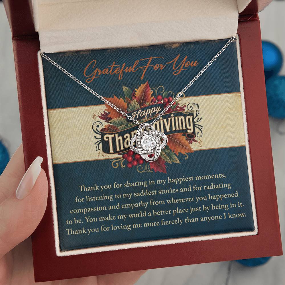 Thanksgiving Jewelry Gift For Women - Thank You For Sharing My Happiest Moments