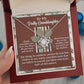 To My Granddaughter Jewelry Gift - See The Shadows - Love Knot Necklace