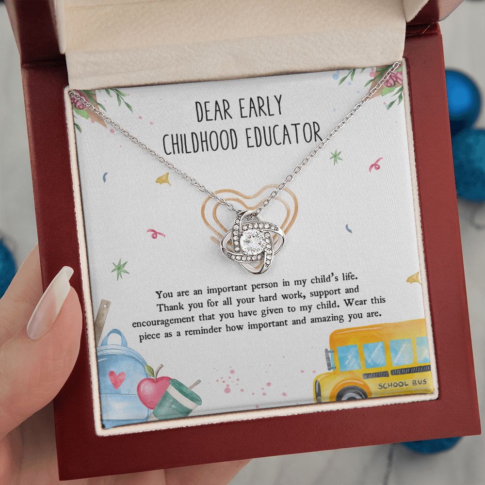 Teacher Appreciation Gifts - Necklace - Early Childhood Educator