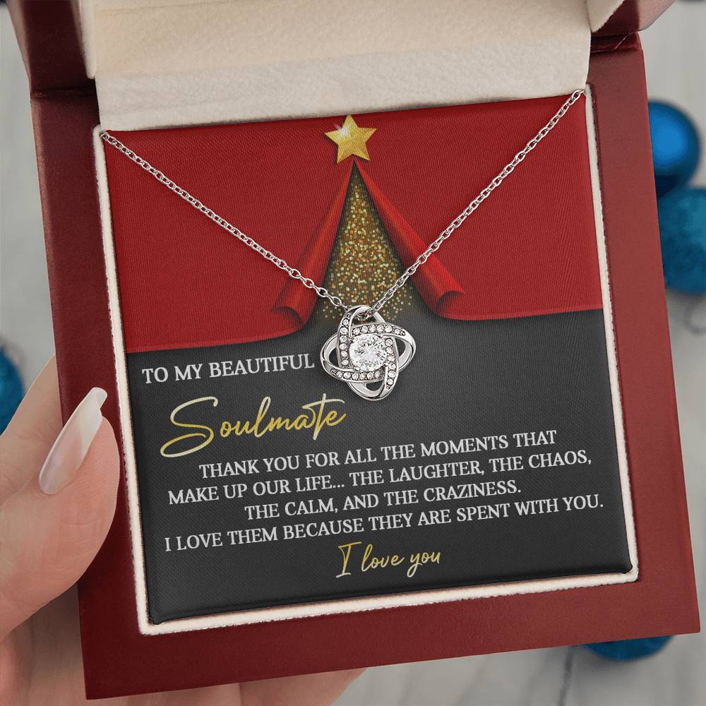 Soulmate Jewelry Gift - Love Knot Necklace - All The Moments