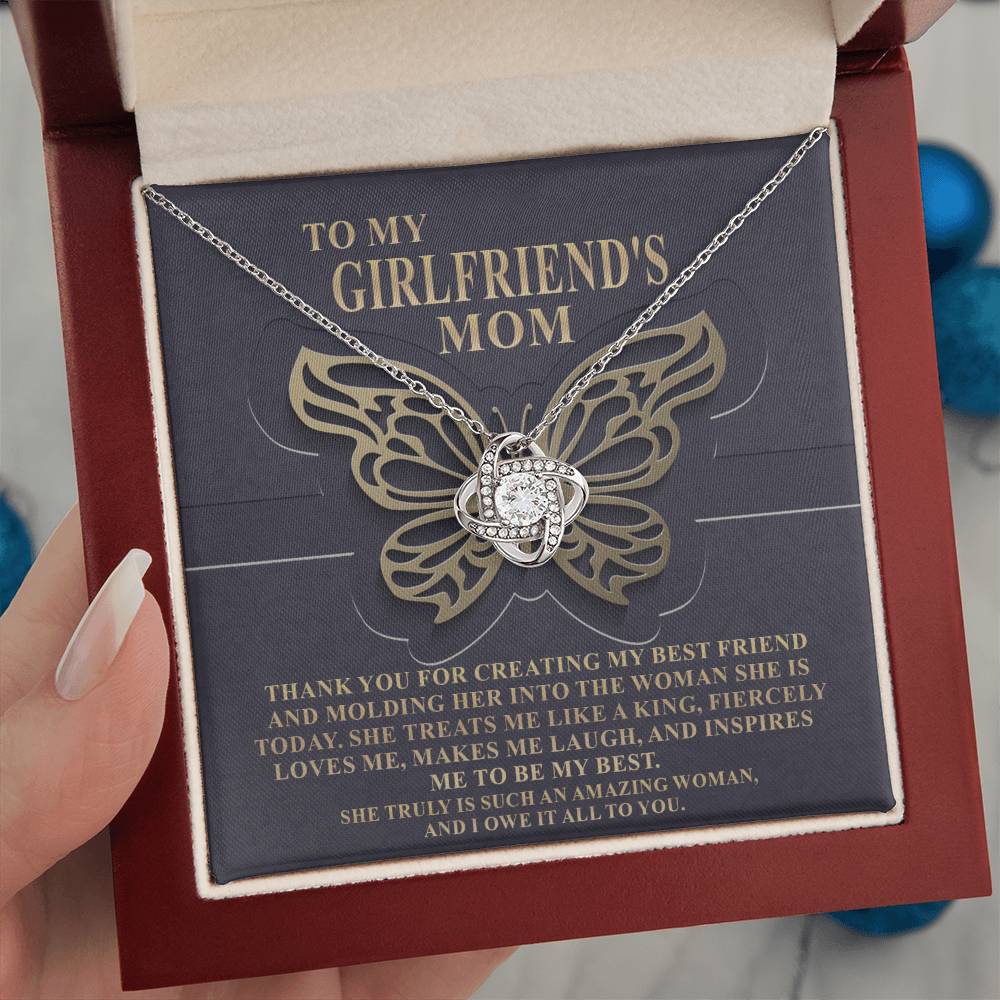 Girlfriends Mom Gift - Love Knot Necklace - Be My Best