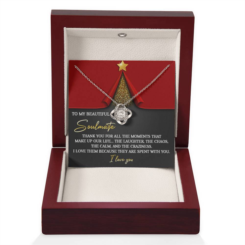 Soulmate Jewelry Gift - Love Knot Necklace - All The Moments