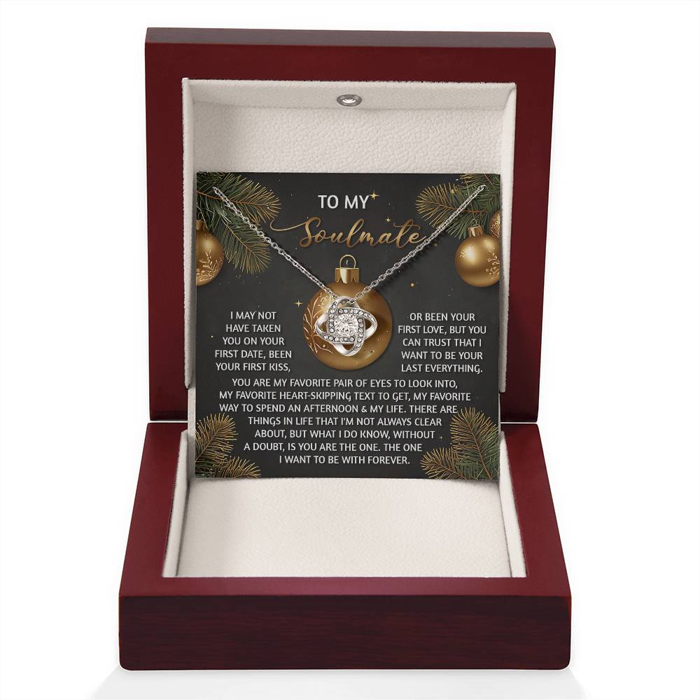 Soulmate Jewelry Gift - Knot Of Love Necklace - Without A Doubt